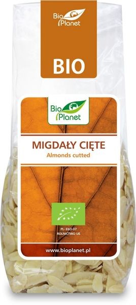 Płatki migdałowe (migdały cięte) BIO 100g - Bio Planet #1