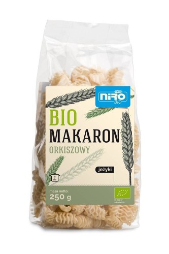 MAKARON (ORKISZOWY) JEŻYKI BIO 250 g - NIRO #1