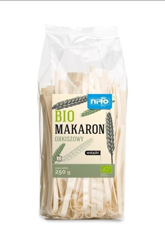 MAKARON (ORKISZOWY) WSTĄŻKI BIO 250 g - NIRO #1