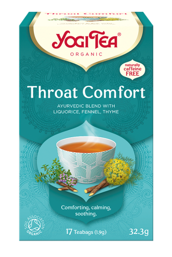 HERBATKA NA GARDŁO (THROAT COMFORT) BIO (17 x 1,9 g) 32,3 g - YOGI TEA #1