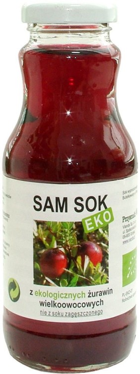SAM SOK Z ŻURAWINY WIELKOOWOCOWEJ NFC BIO 250 ml - VIANDS #1