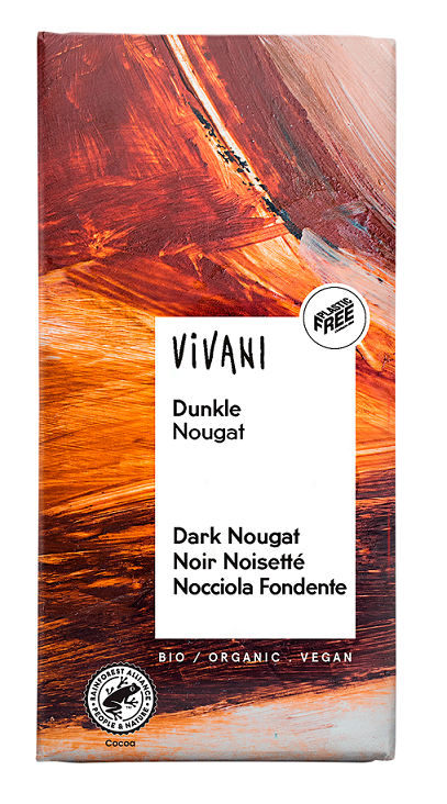 CZEKOLADA GORZKA NUGATOWA BIO 100 g - VIVANI #1