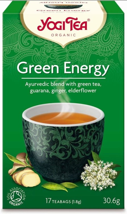 HERBATA ZIELONA ENERGIA (GREEN ENERGY) BIO (17 x 1,8 g) 30,6 g - YOGI TEA #1