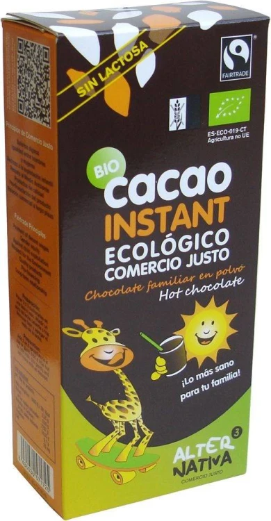 CZEKOLADA DO PICIA FAIR TRADE BEZGLUTENOWA BIO 250 g - ALTERNATIVA #1