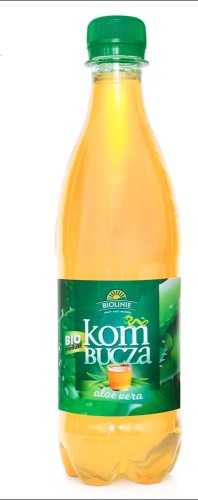 KOMBUCHA HERBATA ZIELONA Z ALOE VERA BIO 500 ml - BIO LINIE #1