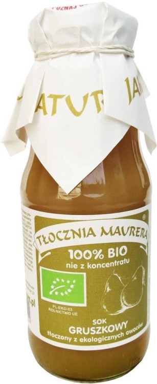 SOK GRUSZKOWY NFC BIO 300 ml - TŁOCZNIA MAURERA #1
