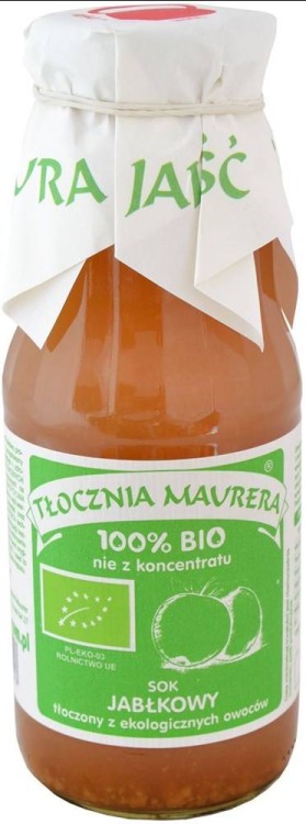 SOK JABŁKOWY NFC BIO 300 ml - TŁOCZNIA MAURERA #1