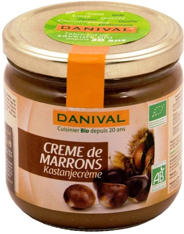 KREM Z KASZTANÓW JADALNYCH BIO 380 g - DANIVAL #1