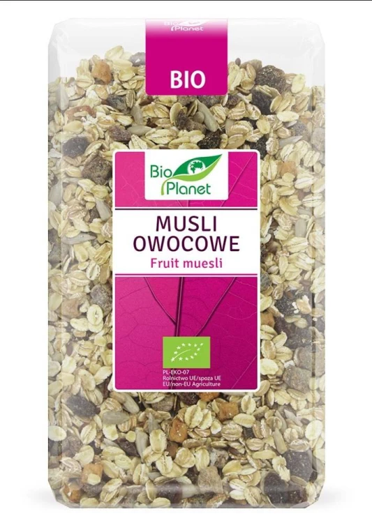 MUSLI OWOCOWE BIO 600 g - BIO PLANET #1