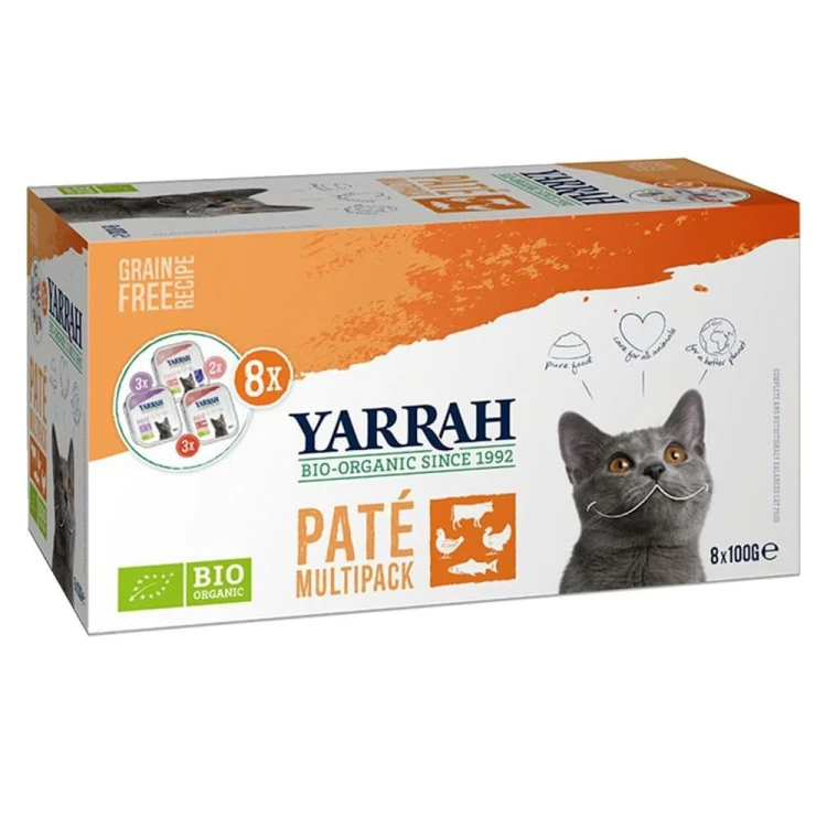 (DLA KOTA) MULTIPACK PASZTET BIO (8 x 100 g) 800 g - YARRAH #1
