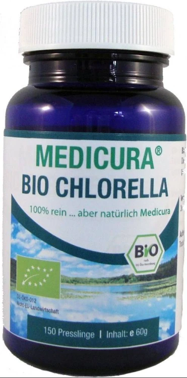 CHLORELLA (GLONY) BIO 150 PASTYLEK 60 g - MEDICURA #1