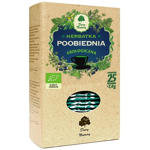 HERBATKA POOBIEDNIA BIO (25 x 2 g) 50 g - DARY NATURY #1