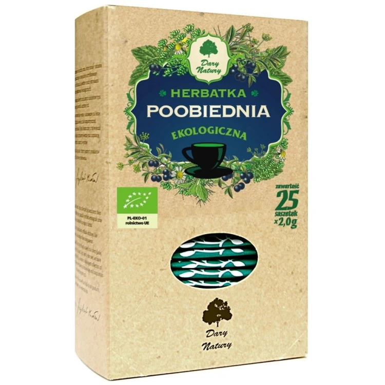 HERBATKA POOBIEDNIA BIO (25 x 2 g) 50 g - DARY NATURY #1