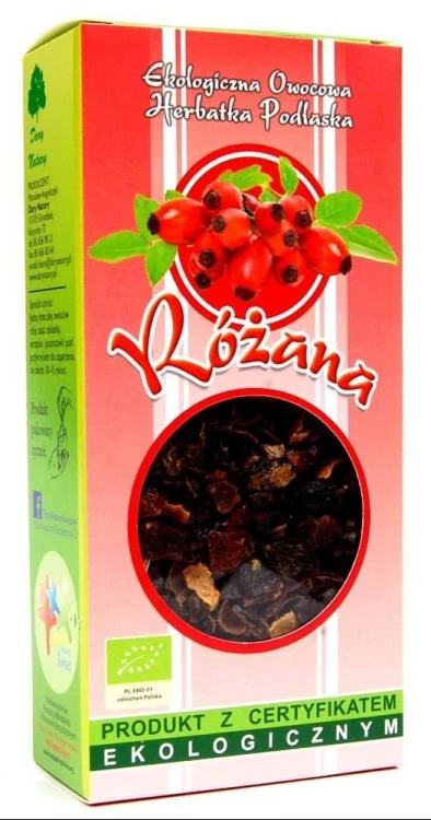 HERBATKA RÓŻANA BIO 100 g - DARY NATURY #1
