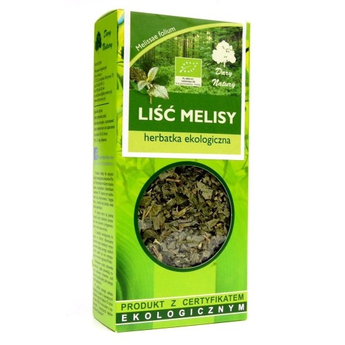 HERBATKA LIŚĆ MELISY BIO 25 g - DARY NATURY #1