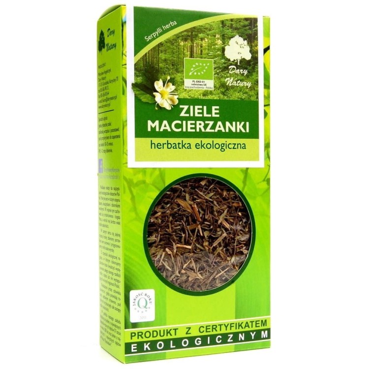 HERBATKA ZIELE MACIERZANKI BIO 25 g - DARY NATURY #1