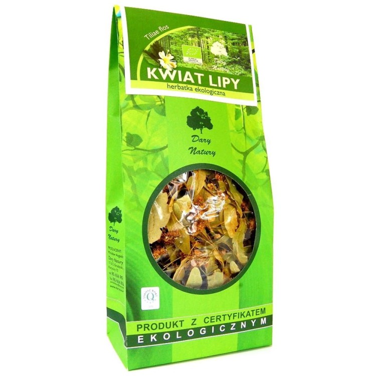 HERBATKA Z KWIATU LIPY BIO 30 g - DARY NATURY #1