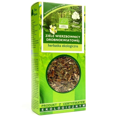 HERBATKA ZIELE WIERZBOWNICY DROBNOKWIATOWEJ BIO 50 g - DARY NATURY #1