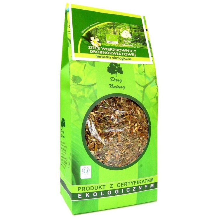 HERBATKA ZIELE WIERZBOWNICY DROBNOKWIATOWEJ BIO 200 g - DARY NATURY #1