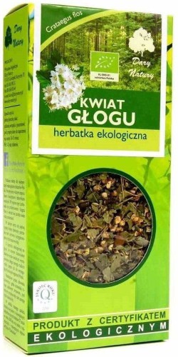 HERBATKA KWIAT GŁOGU BIO 50 g - DARY NATURY #1