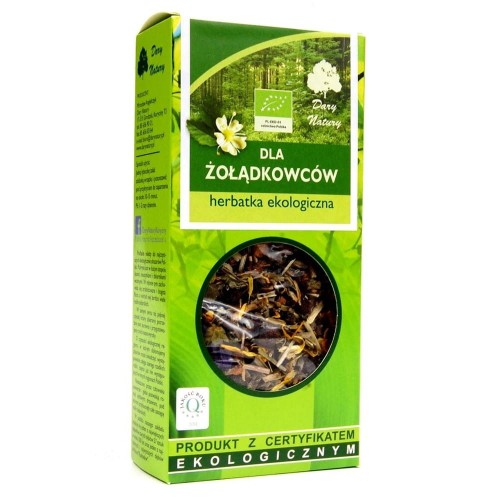 HERBATKA DLA ŻOŁĄDKOWCÓW BIO 50 g - DARY NATURY #1