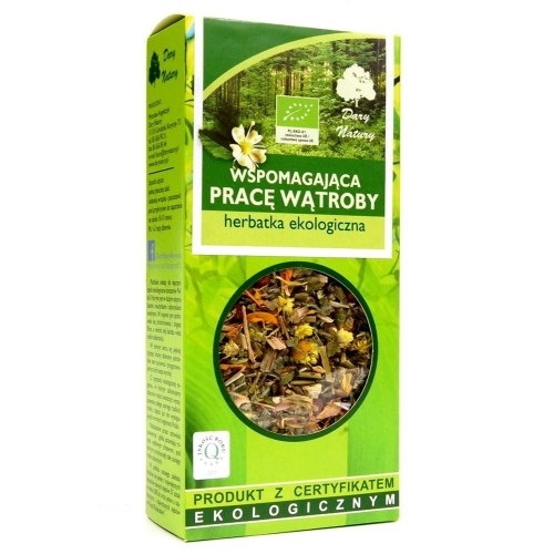 HERBATKA WSPOMAGAJĄCA PRACĘ WĄTROBY BIO 50 g - DARY NATURY #1