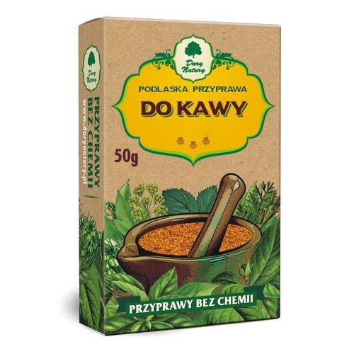 PODLASKA PRZYPRAWA DO KAWY BEZGLUTENOWA 50 g - DARY NATURY #1