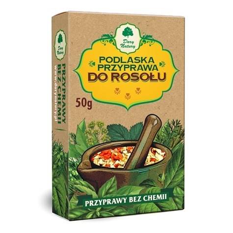 PODLASKA PRZYPRAWA DO ROSOŁU BEZGLUTENOWA 50 g - DARY NATURY #1