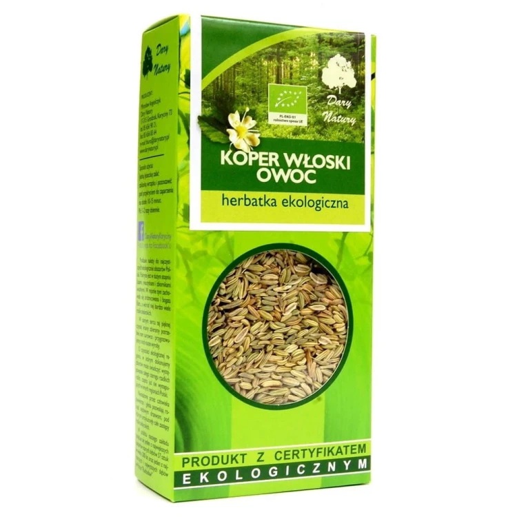 HERBATKA Z OWOCU KOPRU WŁOSKIEGO BIO 50 g - DARY NATURY #1
