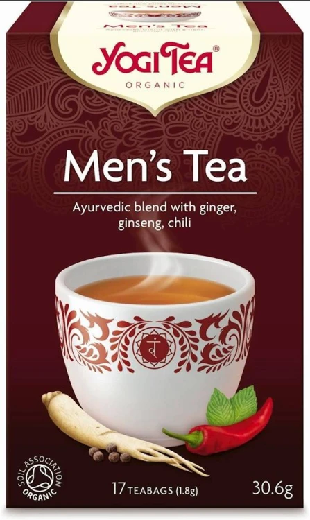 HERBATKA DLA MĘŻCZYZN (MEN'S TEA) BIO (17 x 1,8 g) 30,6 g - YOGI TEA #1