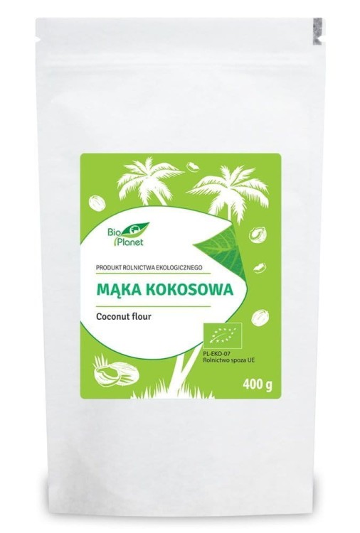 Mąka kokosowa BIO 400g - Bio Planet    #1