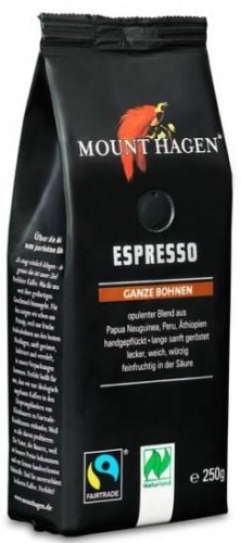 KAWA ZIARNISTA ARABICA 100 % ESPRESSO FAIR TRADE BIO 250 g - MOUNT HAGEN #1