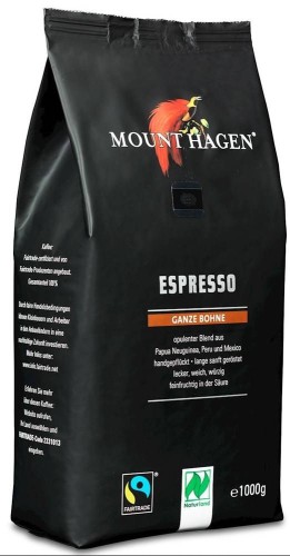 KAWA ZIARNISTA ARABICA 100 % ESPRESSO FAIR TRADE BIO 1 kg - MOUNT HAGEN #1