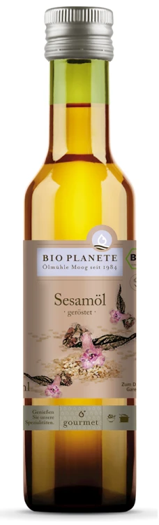 OLEJ SEZAMOWY (Z PRAŻONYCH NASION) BIO 100 ml - BIO PLANETE #1
