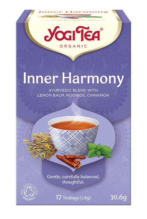 HERBATKA WEWNĘTRZNA HARMONIA (INNER HARMONY) BIO (17 x 1,8 g) 30,6 g - YOGI TEA #1