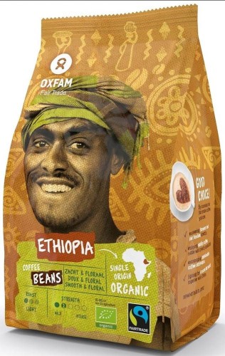 KAWA ZIARNISTA ARABICA 100 % ETIOPIA FAIR TRADE BIO 250 g - OXFAM #1