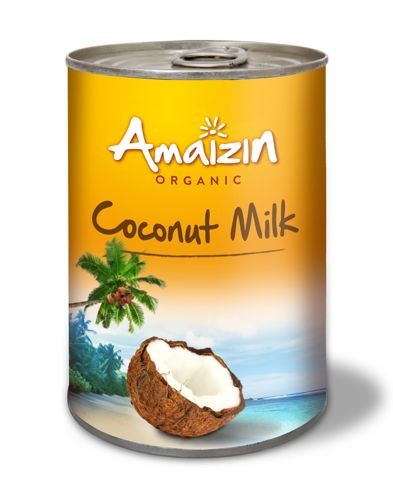 Kokosowa alternatywa mleka w puszce (17% tłuszczu) BIO 400ml - Amaizin #1