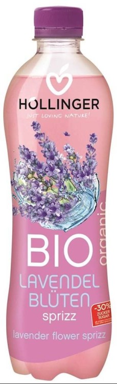 NAPÓJ GAZOWANY LAWENDOWY BIO 500 ml - HOLLINGER #1