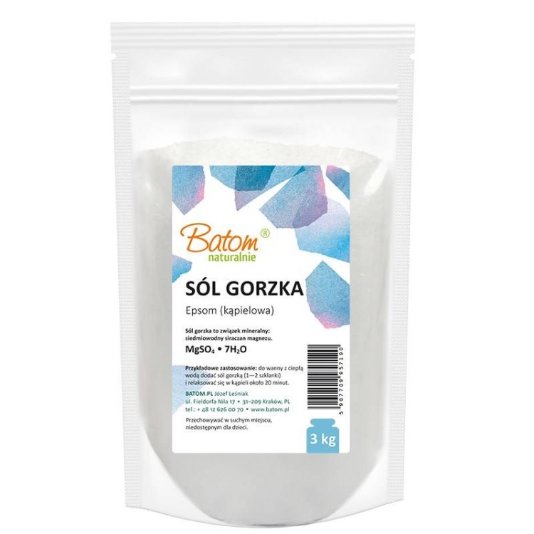 SÓL EPSOM (KĄPIELOWA) 3 kg - BATOM #1