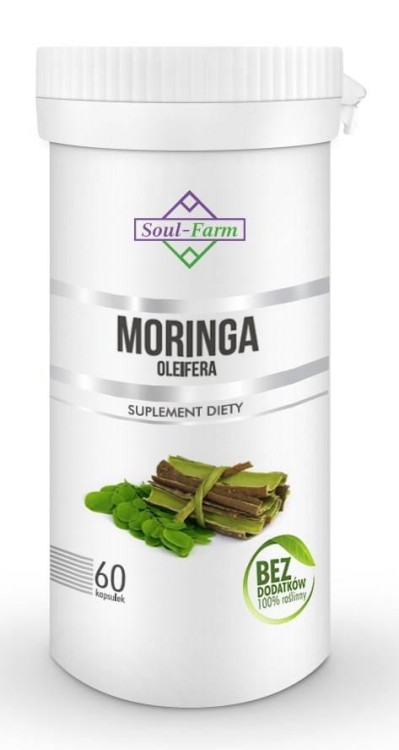 MORINGA EKSTRAKT 60 KAPSUŁEK (400 mg) - SOUL FARM #1