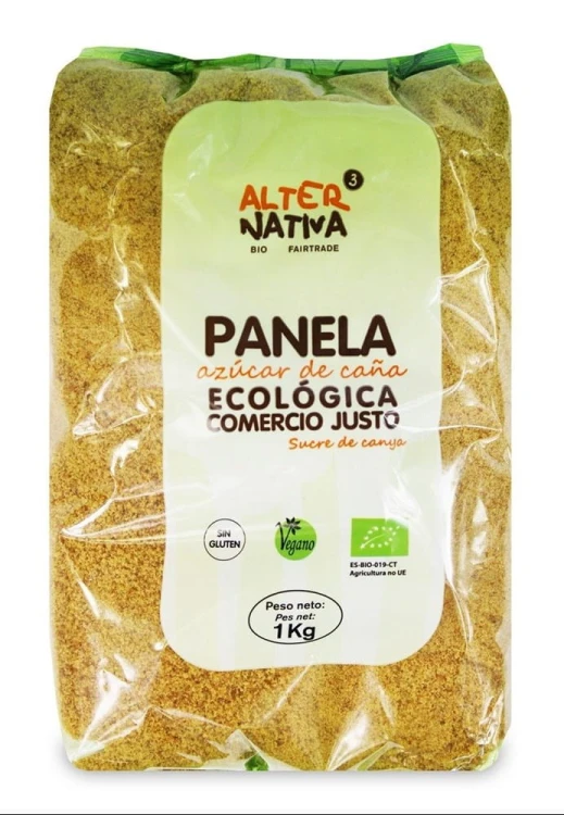 CUKIER TRZCINOWY PANELA BEZGLUTENOWY BIO 1 kg - ALTERNATIVA #1
