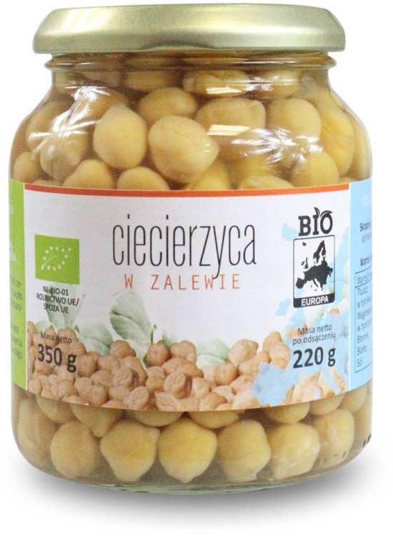 CIECIERZYCA W ZALEWIE BIO 350 g (220 g) (SŁOIK) - BIO PLANET #1