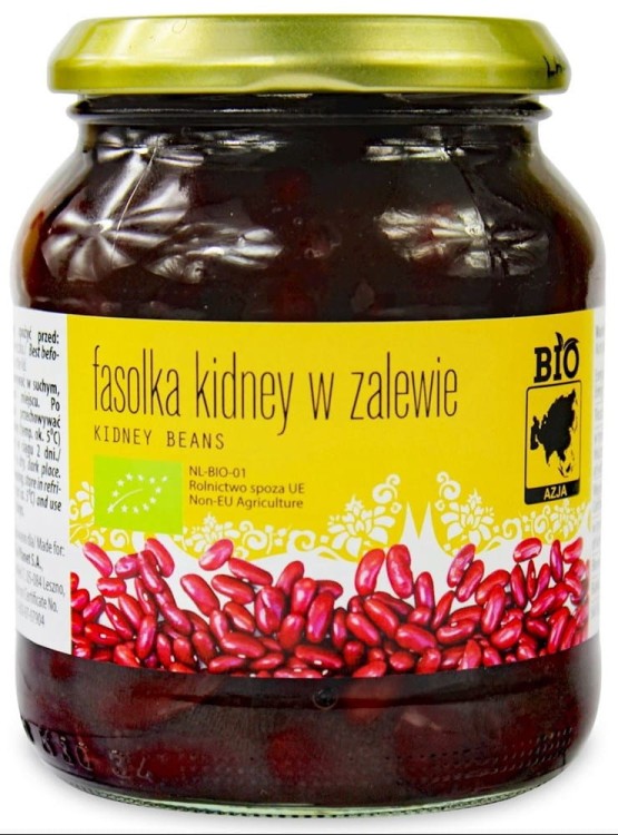 FASOLKA KIDNEY W ZALEWIE BIO 360 g (240 g) (SŁOIK) - BIO PLANET #1