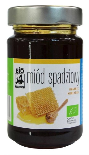 MIÓD SPADZIOWY BIO 300 g - BIO PLANET #1
