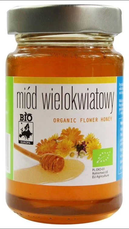 MIÓD NEKTAROWY WIELOKWIATOWY BIO 300 g - BIO PLANET #1