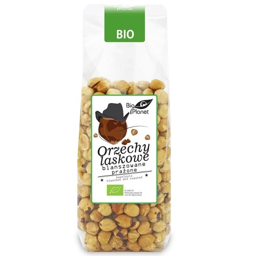 ORZECHY LASKOWE BLANSZOWANE PRAŻONE BIO 350 g - BIO PLANET #1