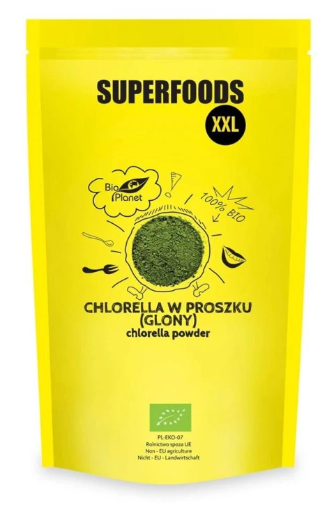 CHLORELLA W PROSZKU (GLONY) BIO 600 g - BIO PLANET #1