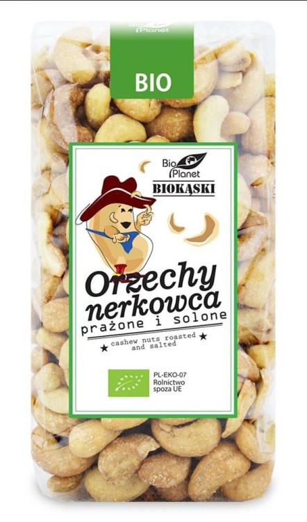ORZECHY NERKOWCA PRAŻONE I SOLONE BIO 350 g - BIO PLANET #1