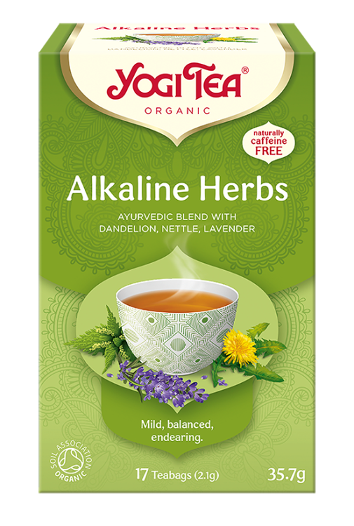 HERBATKA ZIOŁA ALKALICZNE (ALKALINE HERBS) BIO (17 x 2,1 g) 35,7 g - YOGI TEA #1