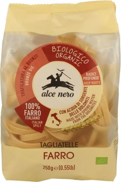 Makaron (orkiszowy) gniazda tagliatelle BIO  250g Alce Nero #1